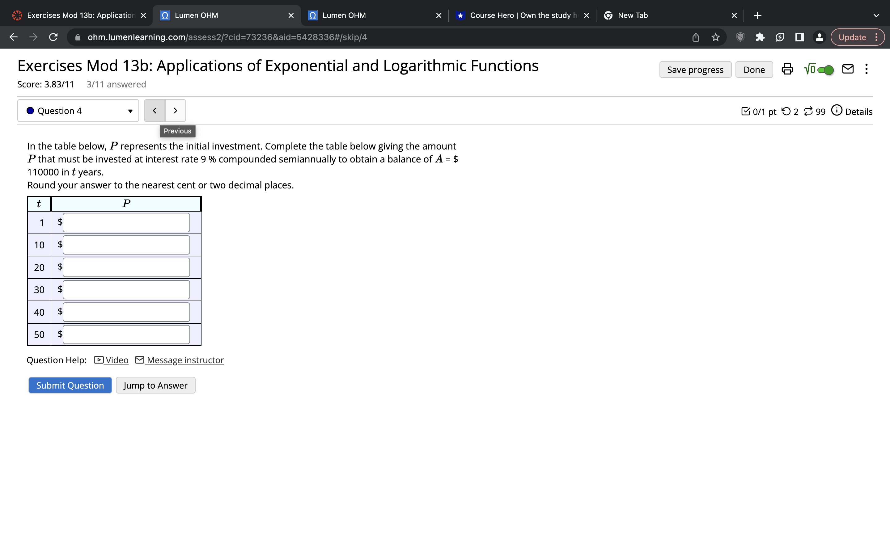 Exercises Mod 13b: Application X Q Lumen OHM X Q