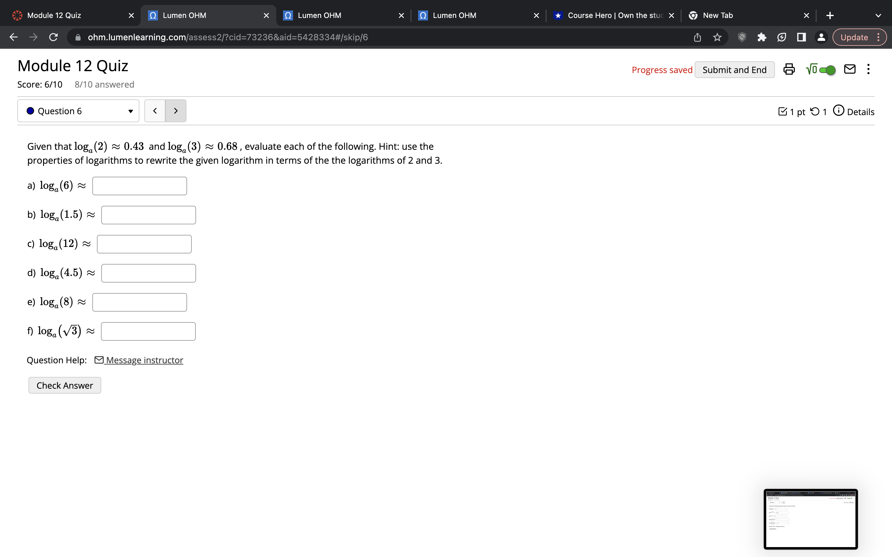 Exercises Mod 13b: Application X Q Lumen OHM X Q