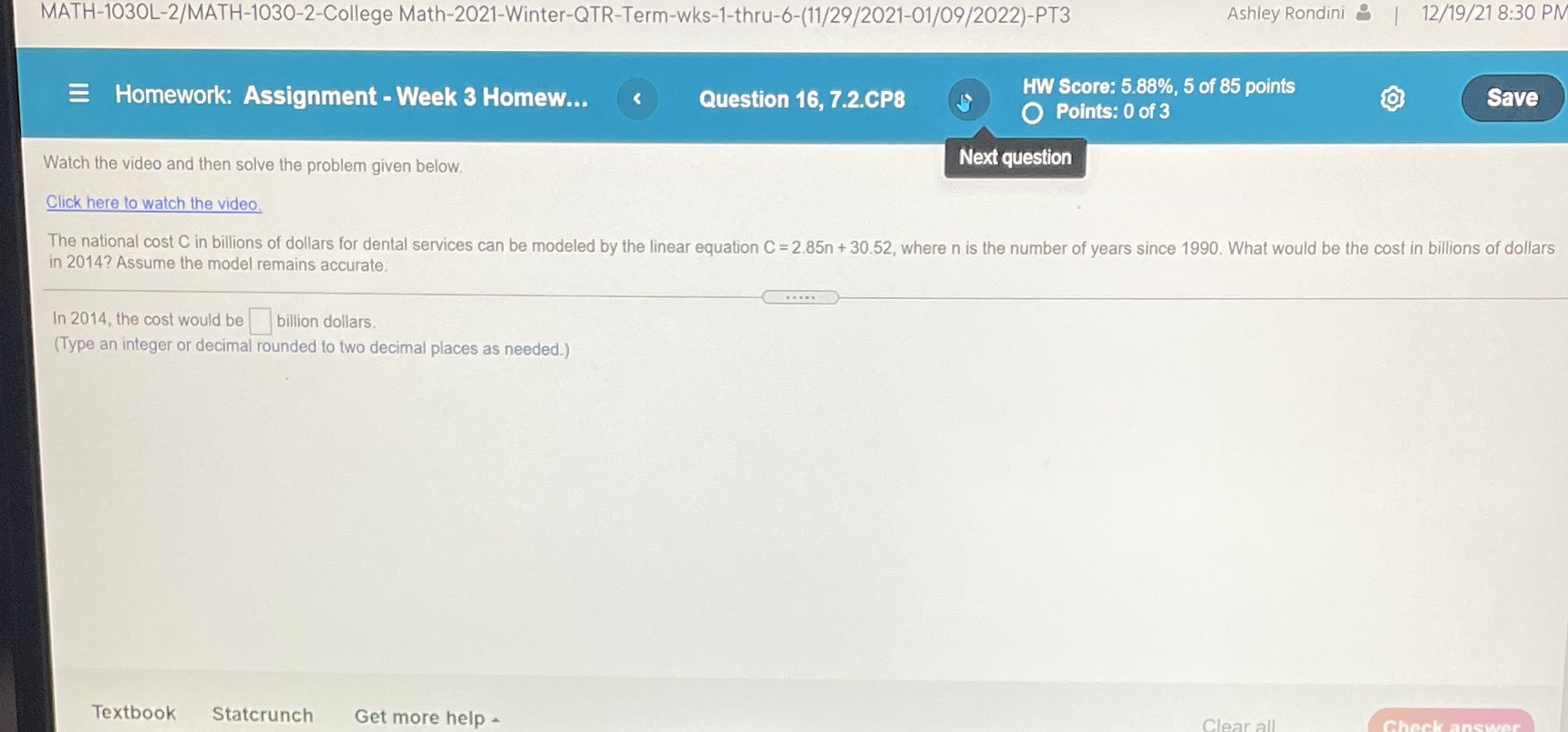 MATH-1030L-2/MATH-1030-2-College