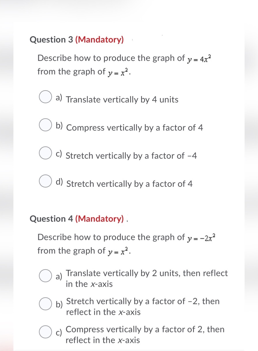 Please answer the following questions Question 3