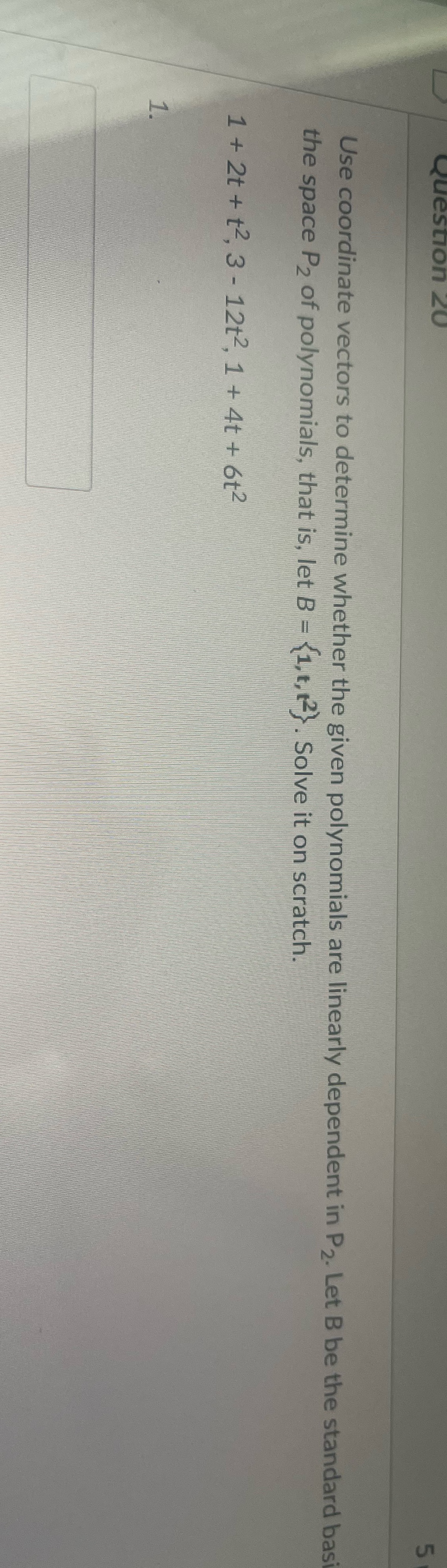 Asap Use coordinate vectors to determine whether