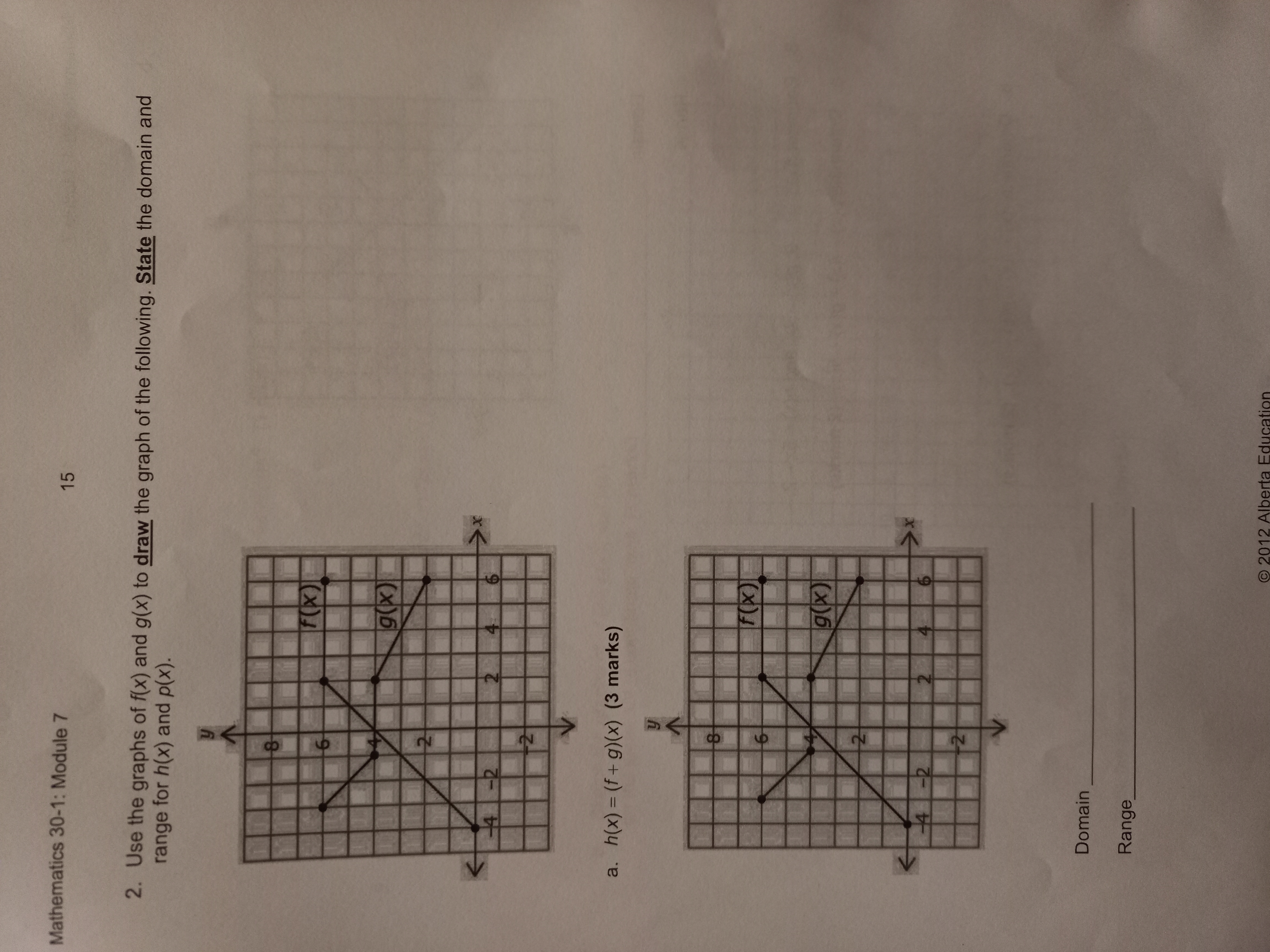 Mathematics 30-1: Module 7 13 4. Oxalic acid is