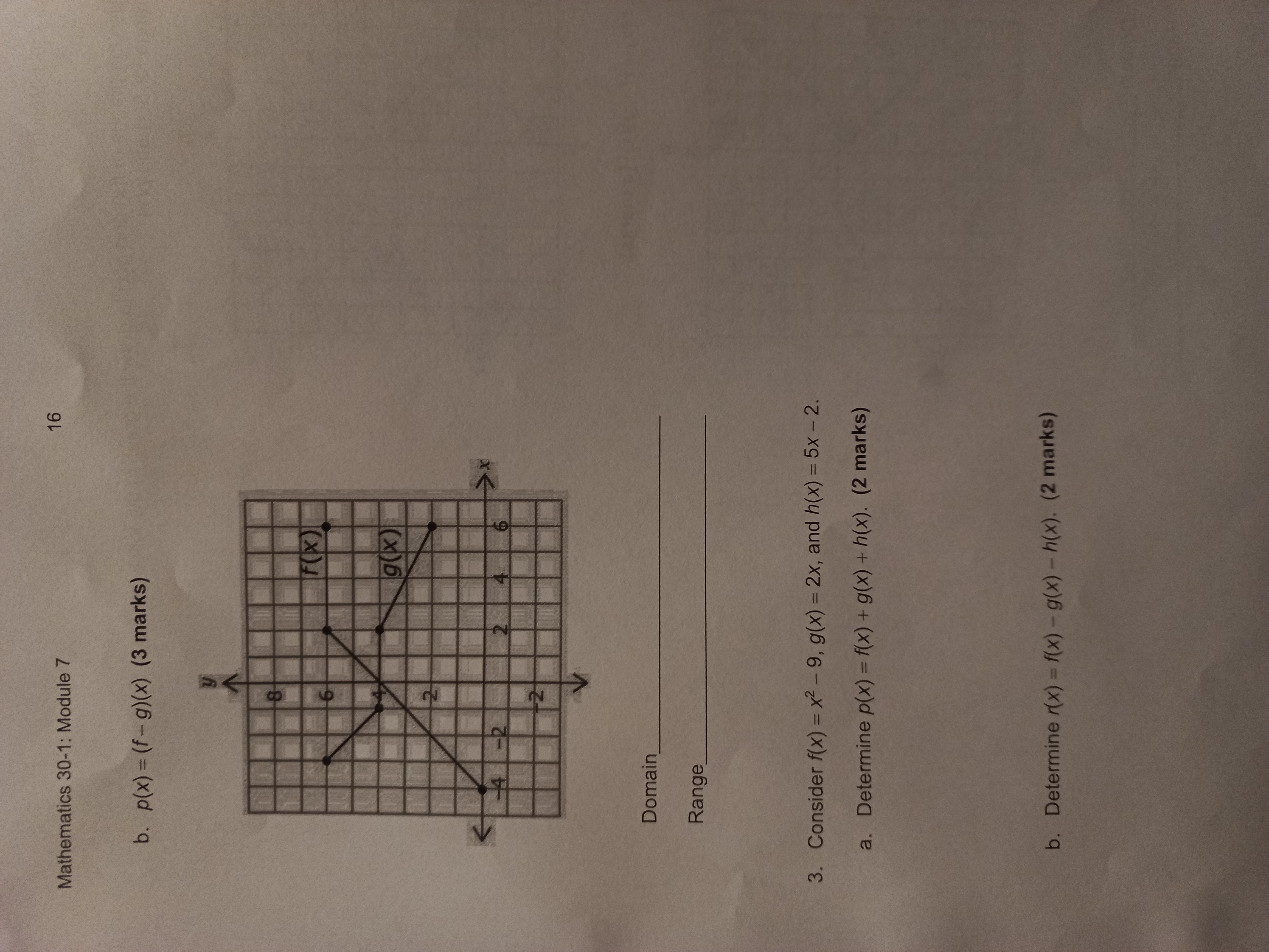 Mathematics 30-1: Module 7 13 4. Oxalic acid is