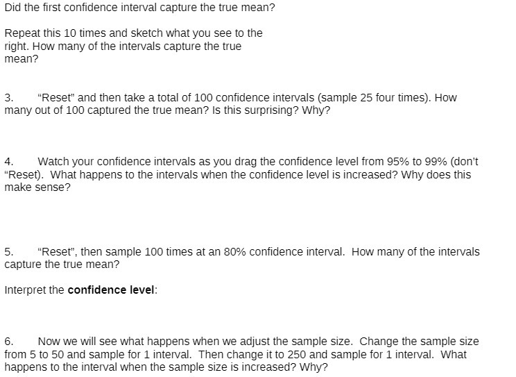 Did the first confidence interval capture the