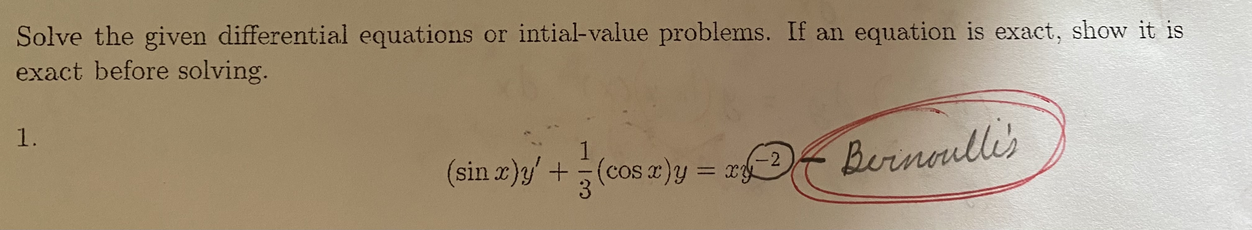 - x2 y' - (3x2 + 2x)y = 620(x + vay) dy = y