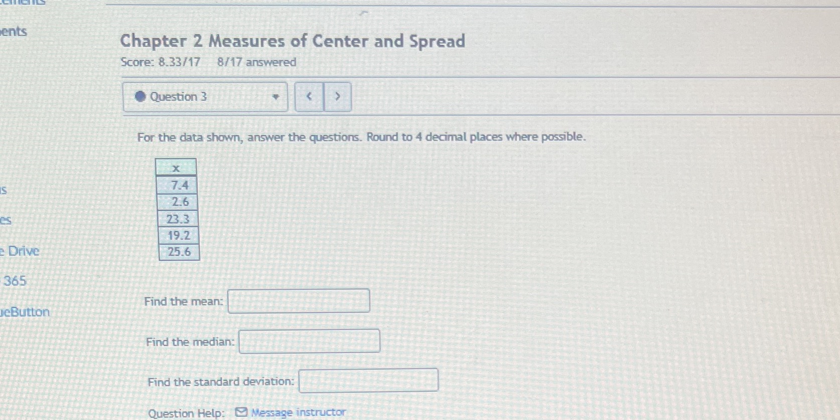Solve this problem please ents Chapter 2 Measures