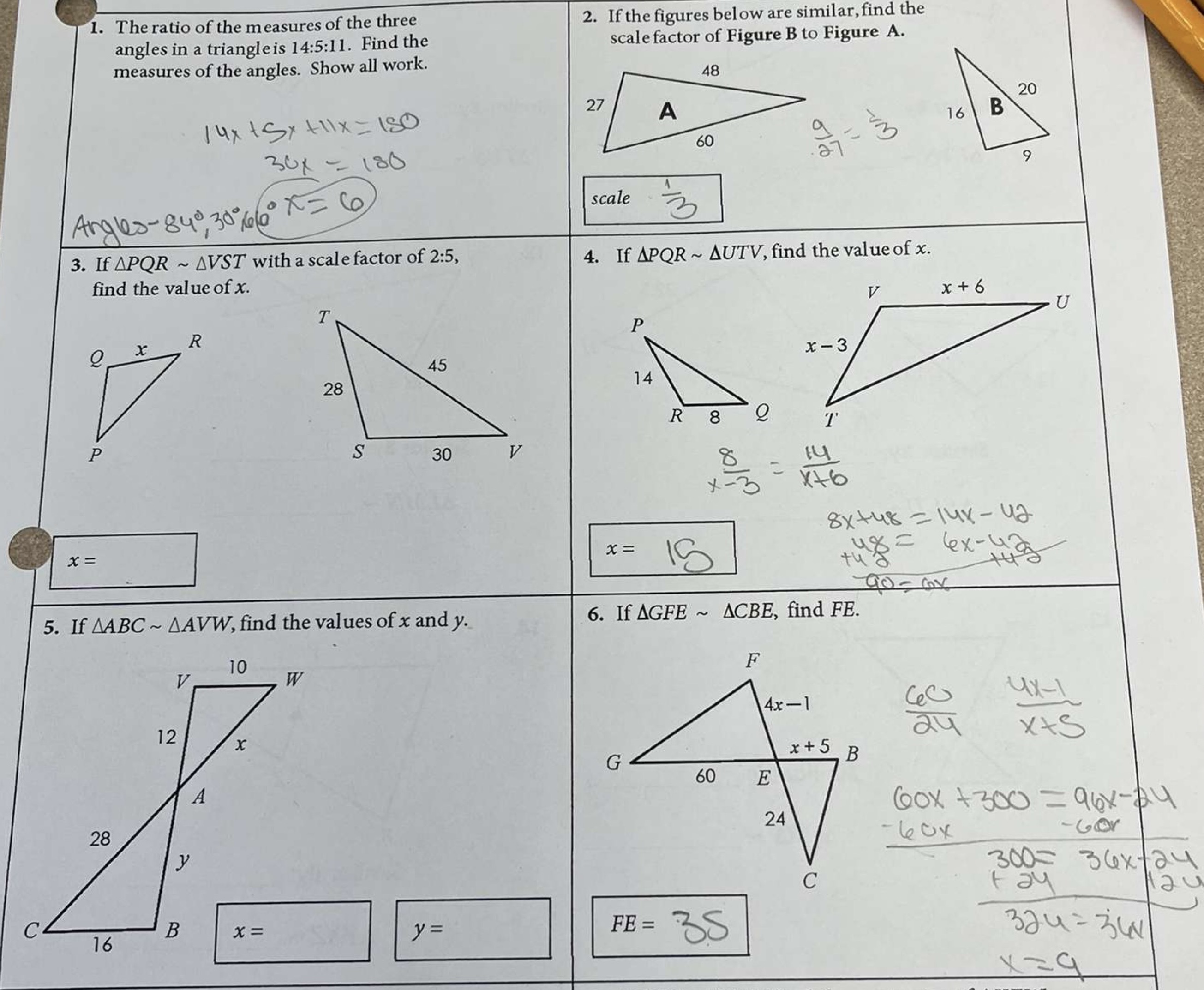 Can you check my answers and help with questions