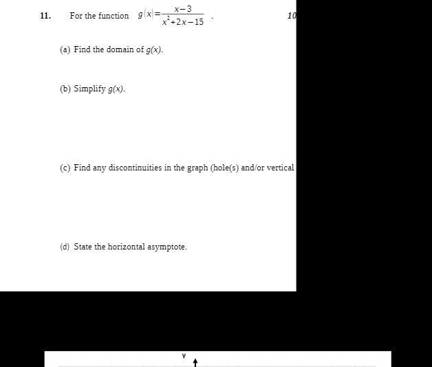 x- 3 11. For the function g x =- 10 x'+2x