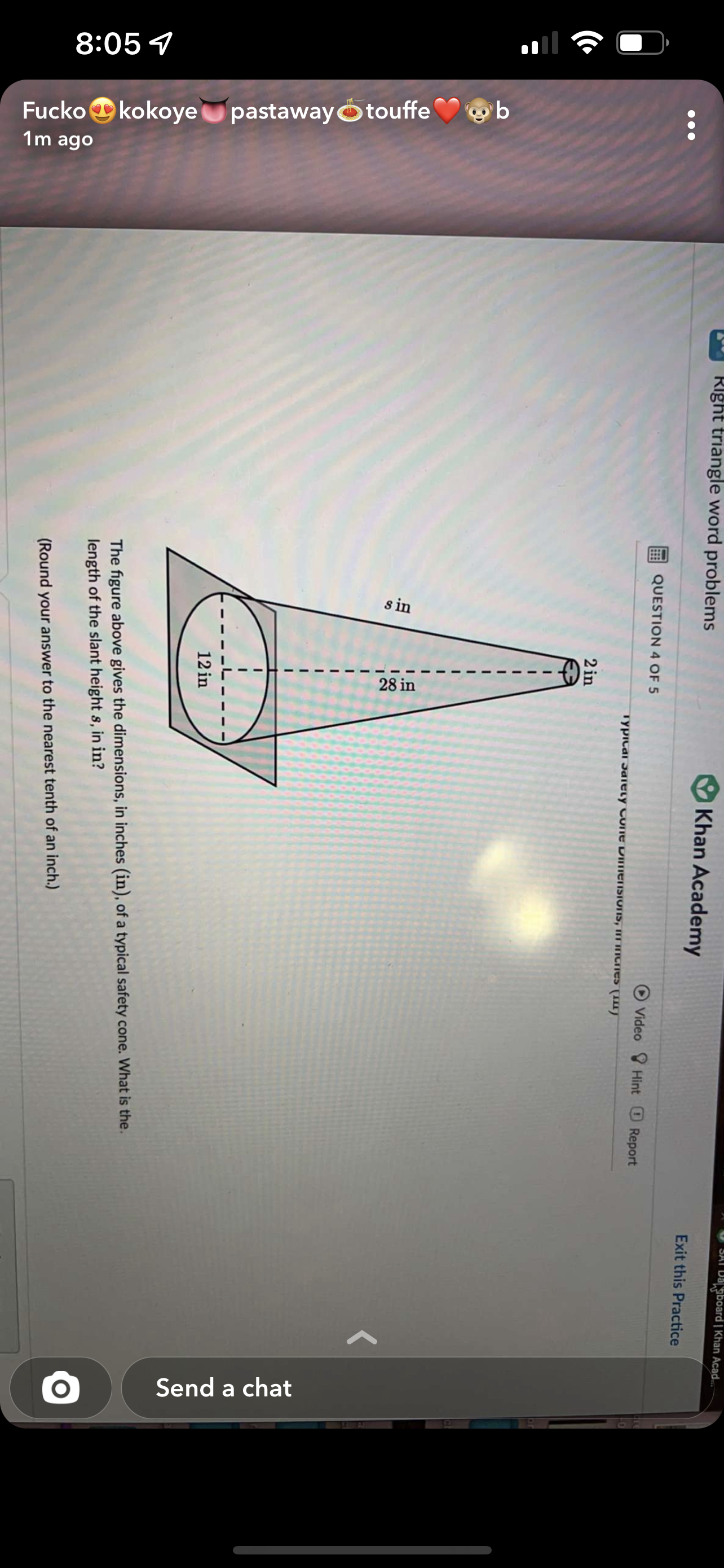 Khan Acad. light triangle word problems Khan