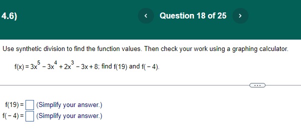 Graph the polynomial function. x] = {x + 33204