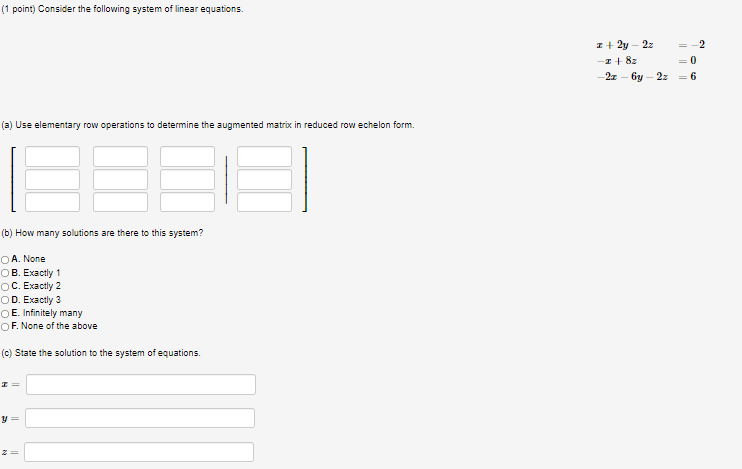 Some homework questions I struggled with Solve