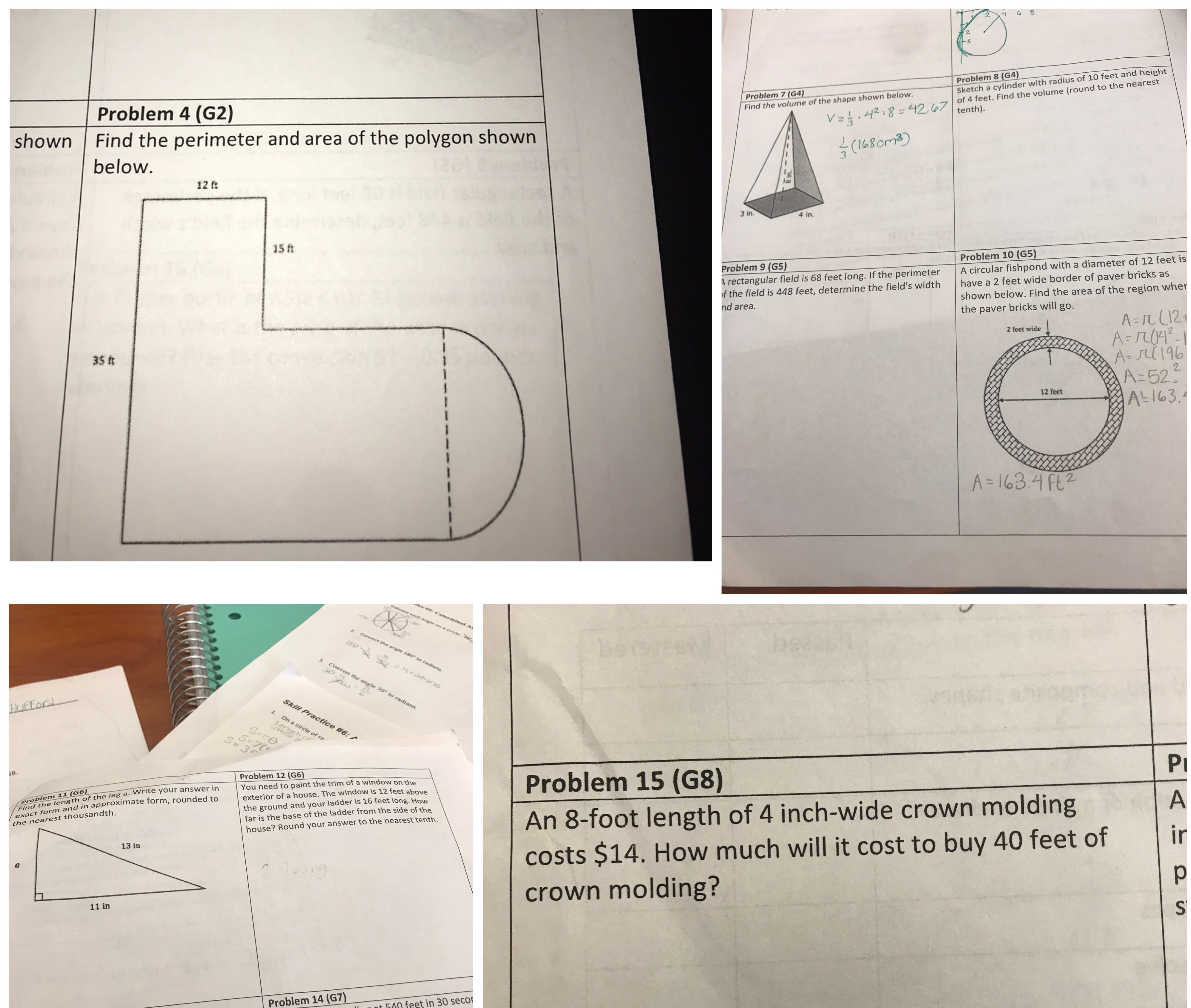 Problem 4 (G2) Problem 8 (G4) Problem 7 (G4)