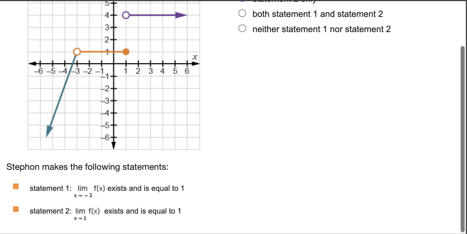 PLEASE HELP ASAP Review the graph of function