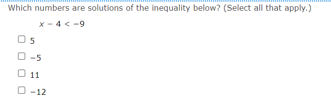 ques7 \fWrite the expression 4- in words. O four