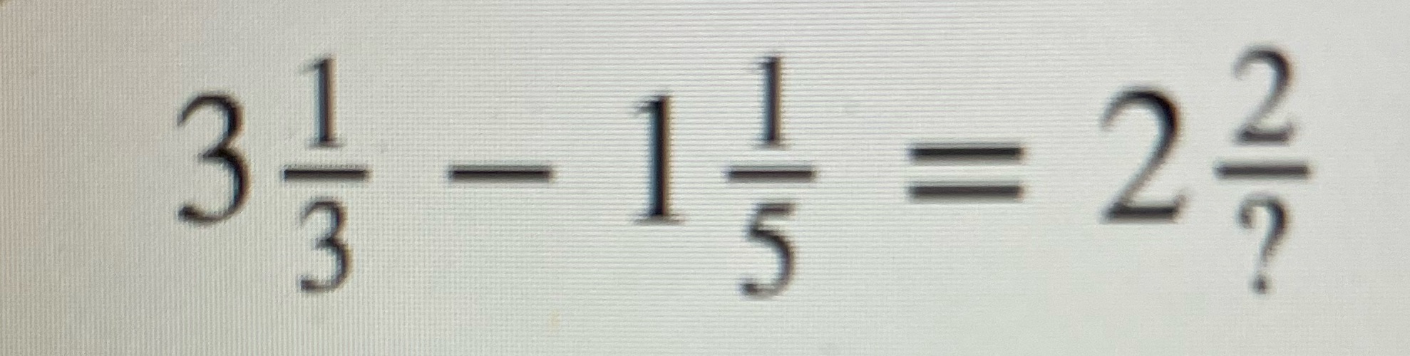Complete the subtraction problem by filling in
