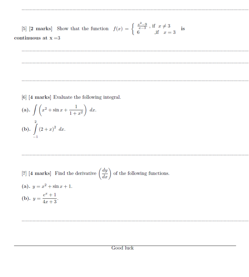 Section I: Multiple-Choice Questions[3 x [marks]