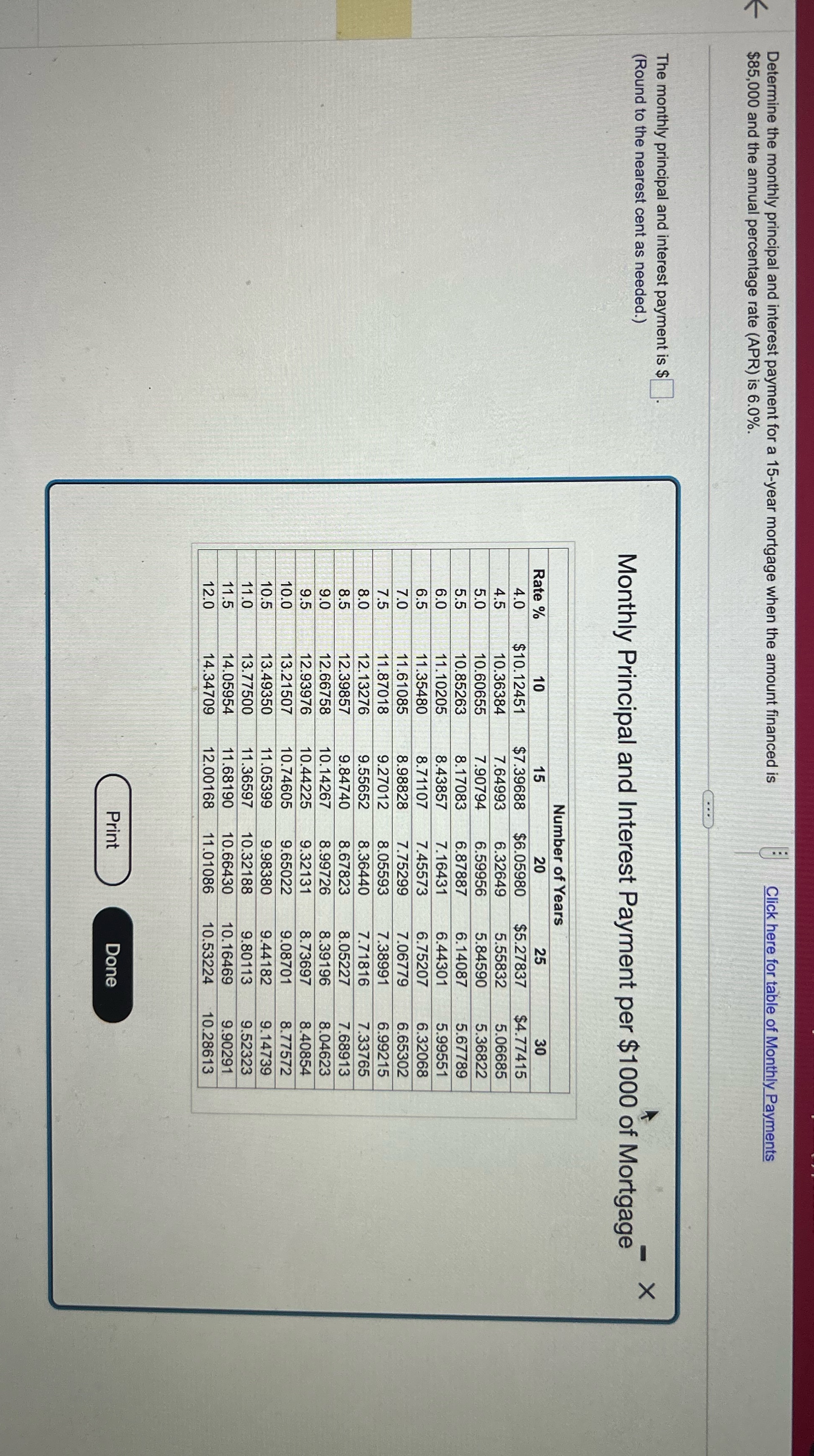 please help solve !!! Determine the monthly