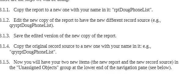 B.1.1. Copy the report to a new one with your