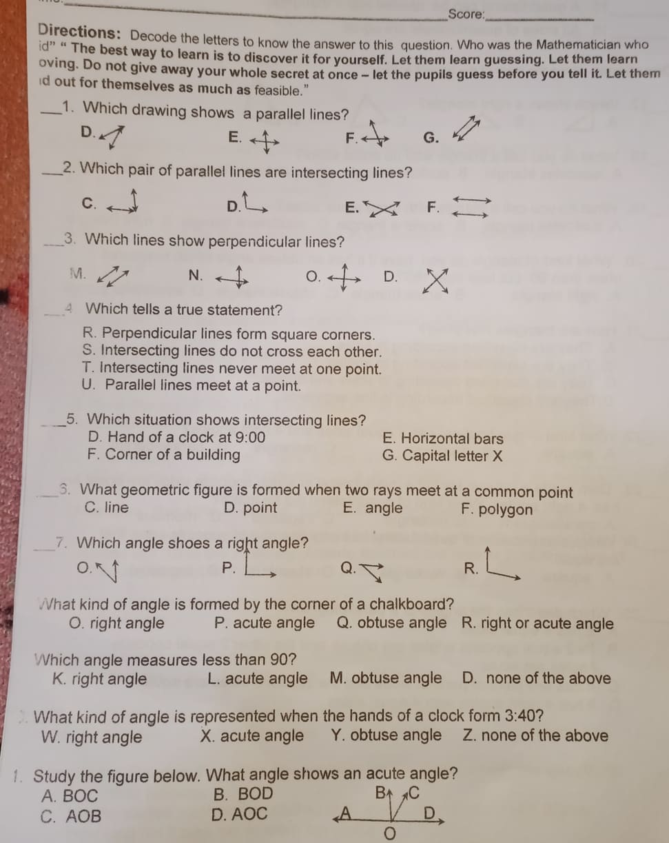 Answer and solve the following questions. A. B.