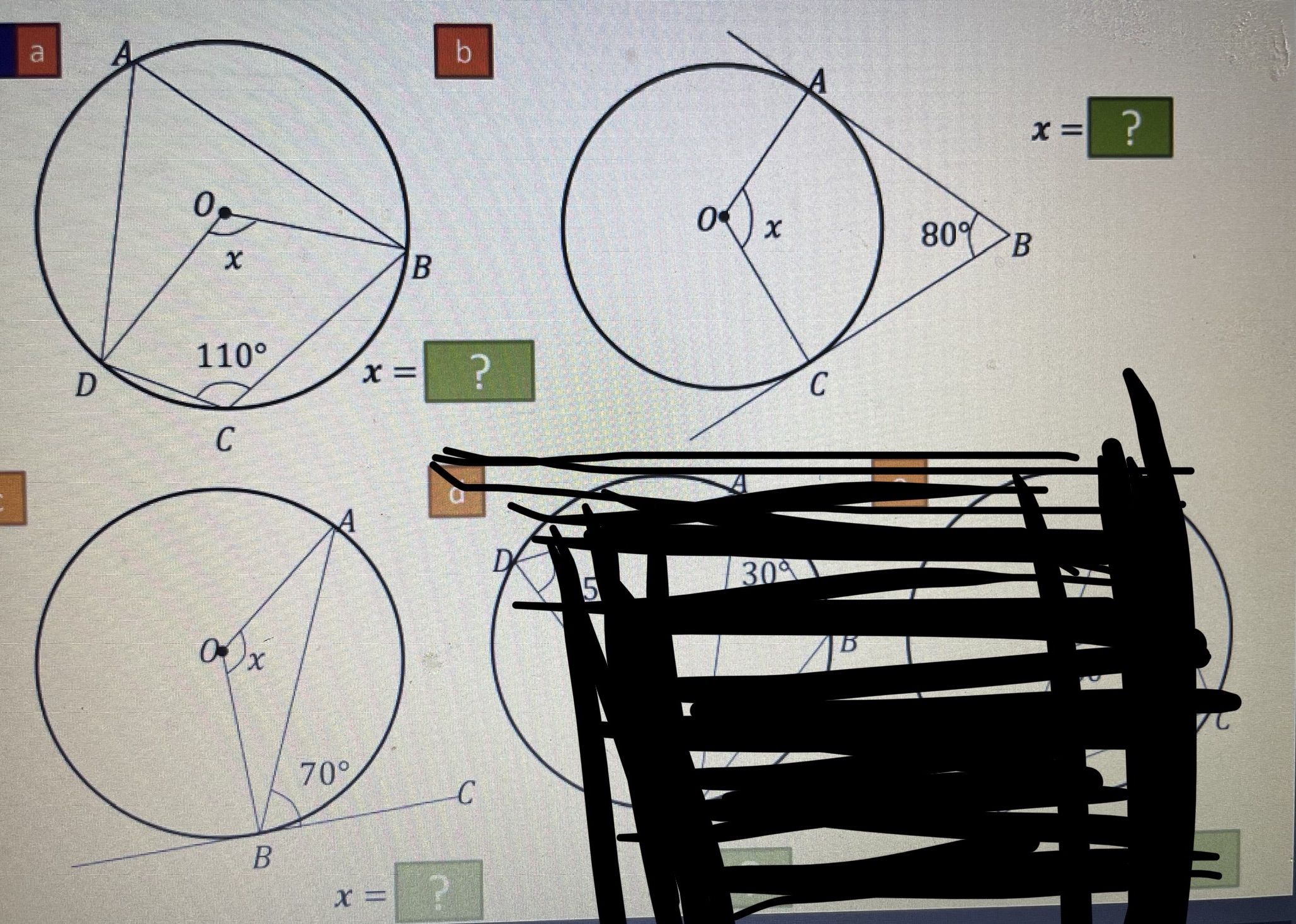 Can you kindly help me find the circle theorem