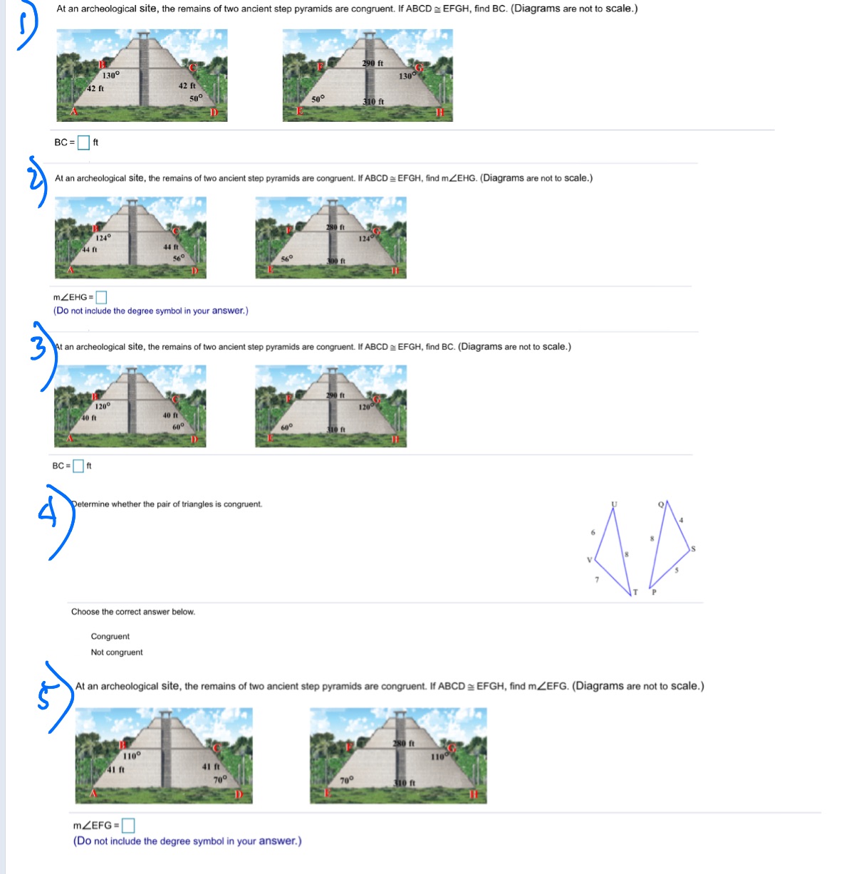 At an archeological site, the remains of two