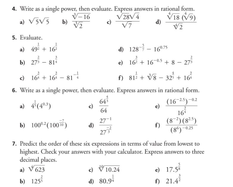 Show steps . Write as a single power, then