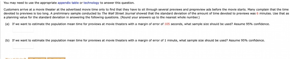 You may need to use the appropriate appendix