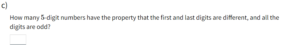 C) How many 5digit numbers have the property that