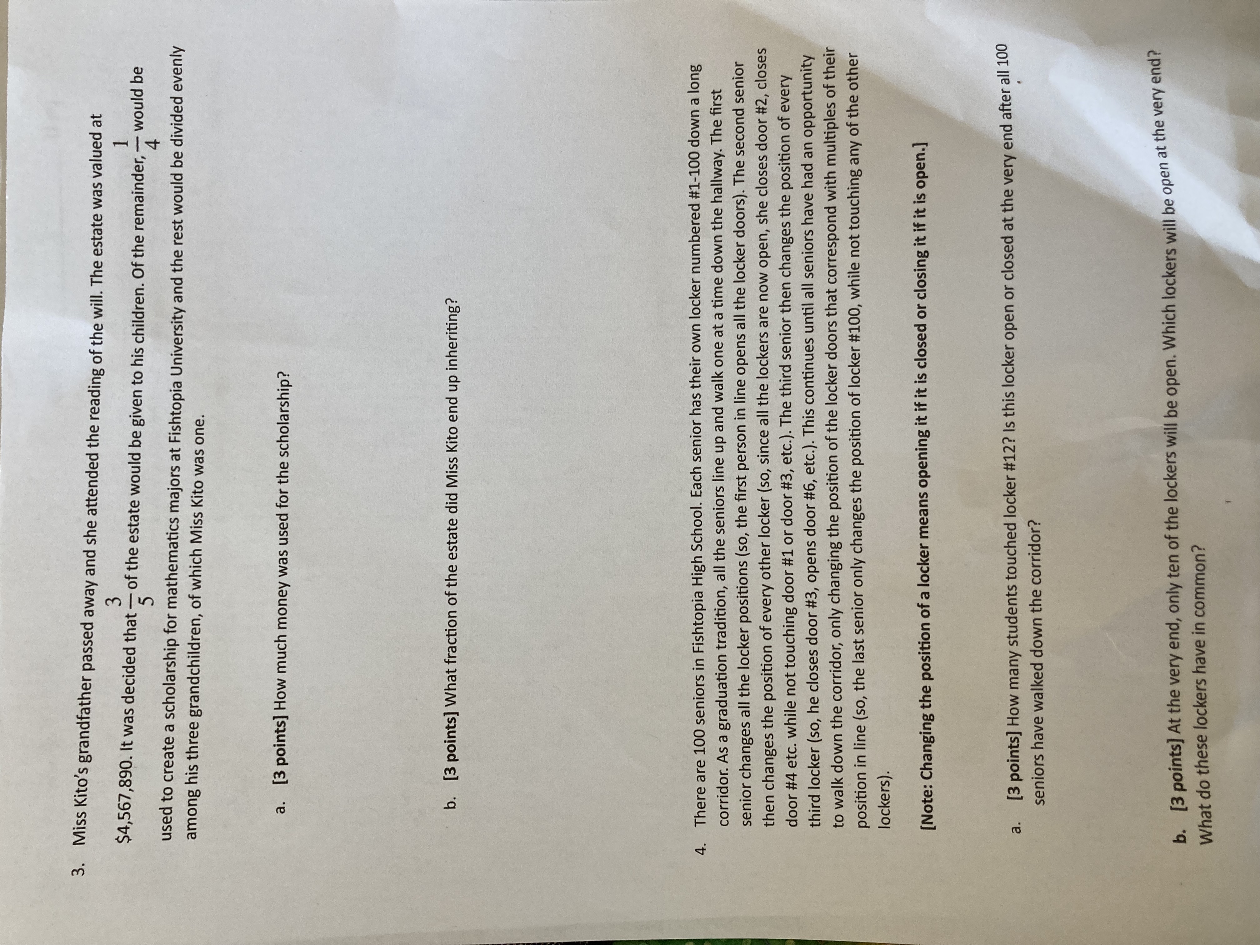 MAT 117 - SPRING C 2022 NAME: UNIT A PROBLEM SET