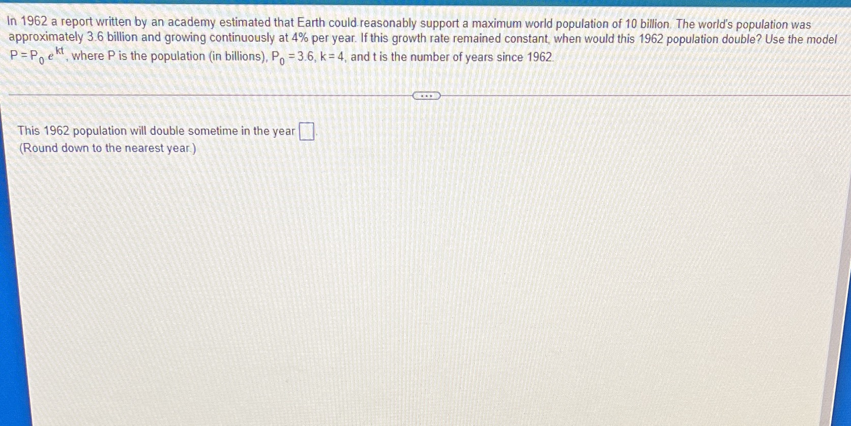 In 1962 a report written by an academy estimated