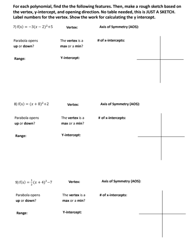 Can someone please help me with #7, #8, and #9 of