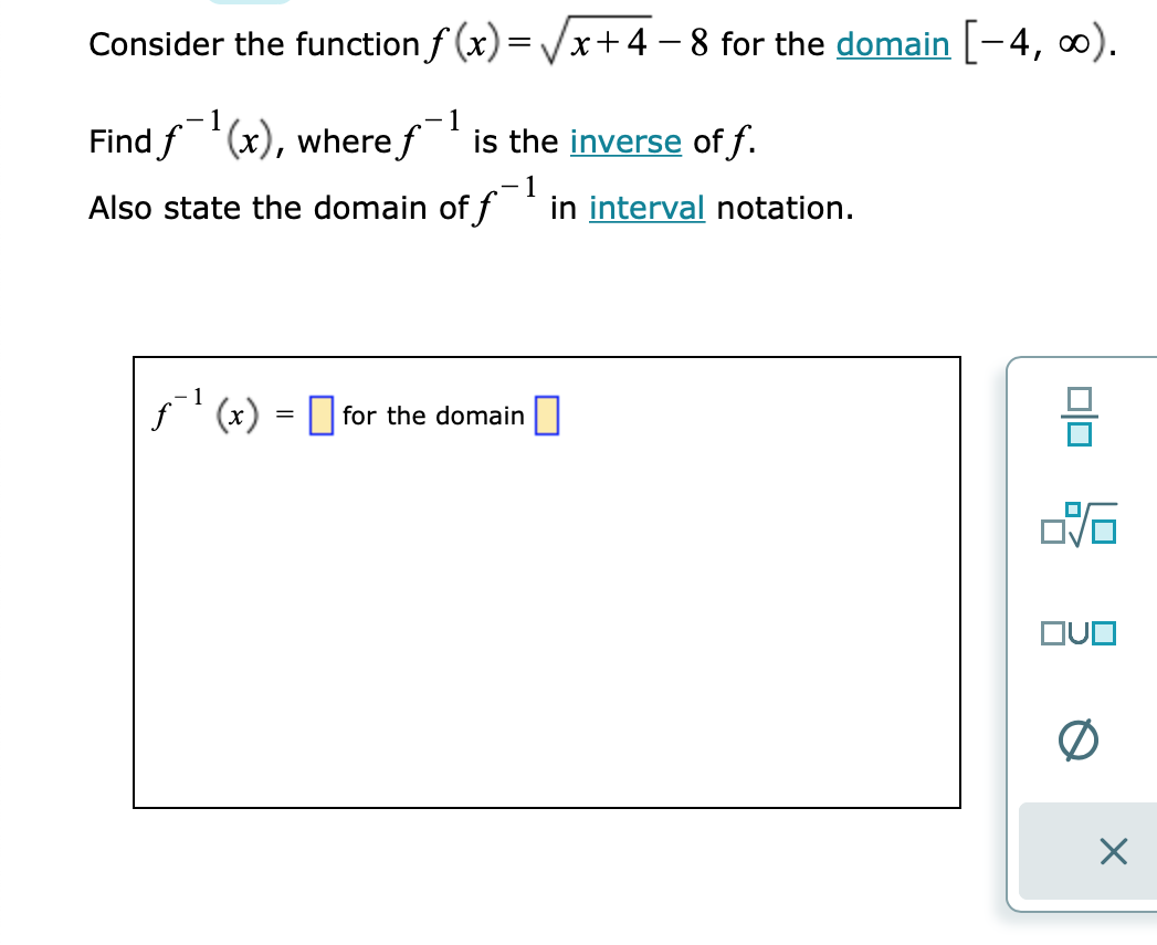 Inverse Functions: Quadratic, Square Root