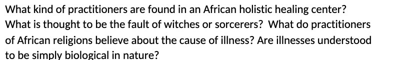 What kind of practitioners are found in an