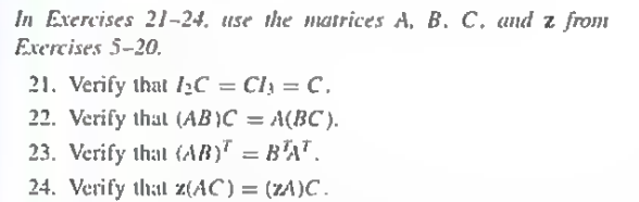 please do 22 In Exercises 21-24, use the matrices