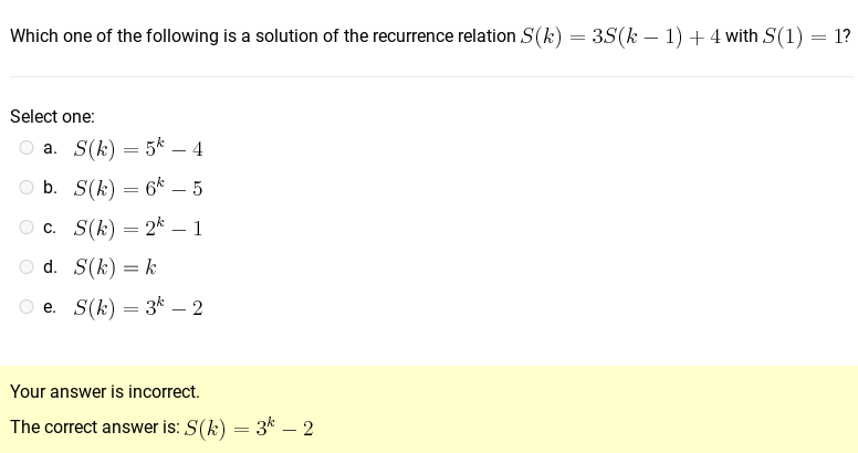 Which one of the following is a solution of the
