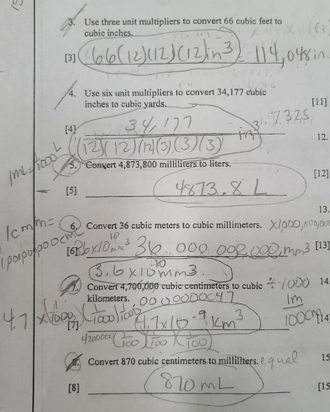 Can someone please check over the answers to see