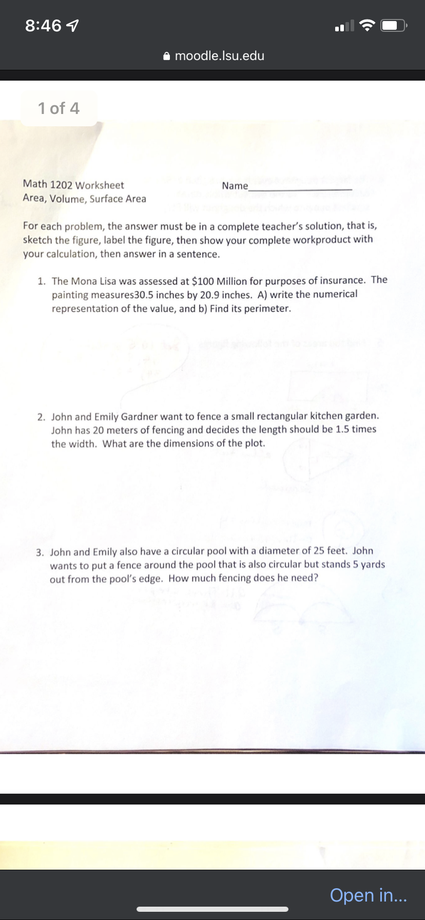 i moodleisuedu 1of4 Math 1202 Worksheet Name