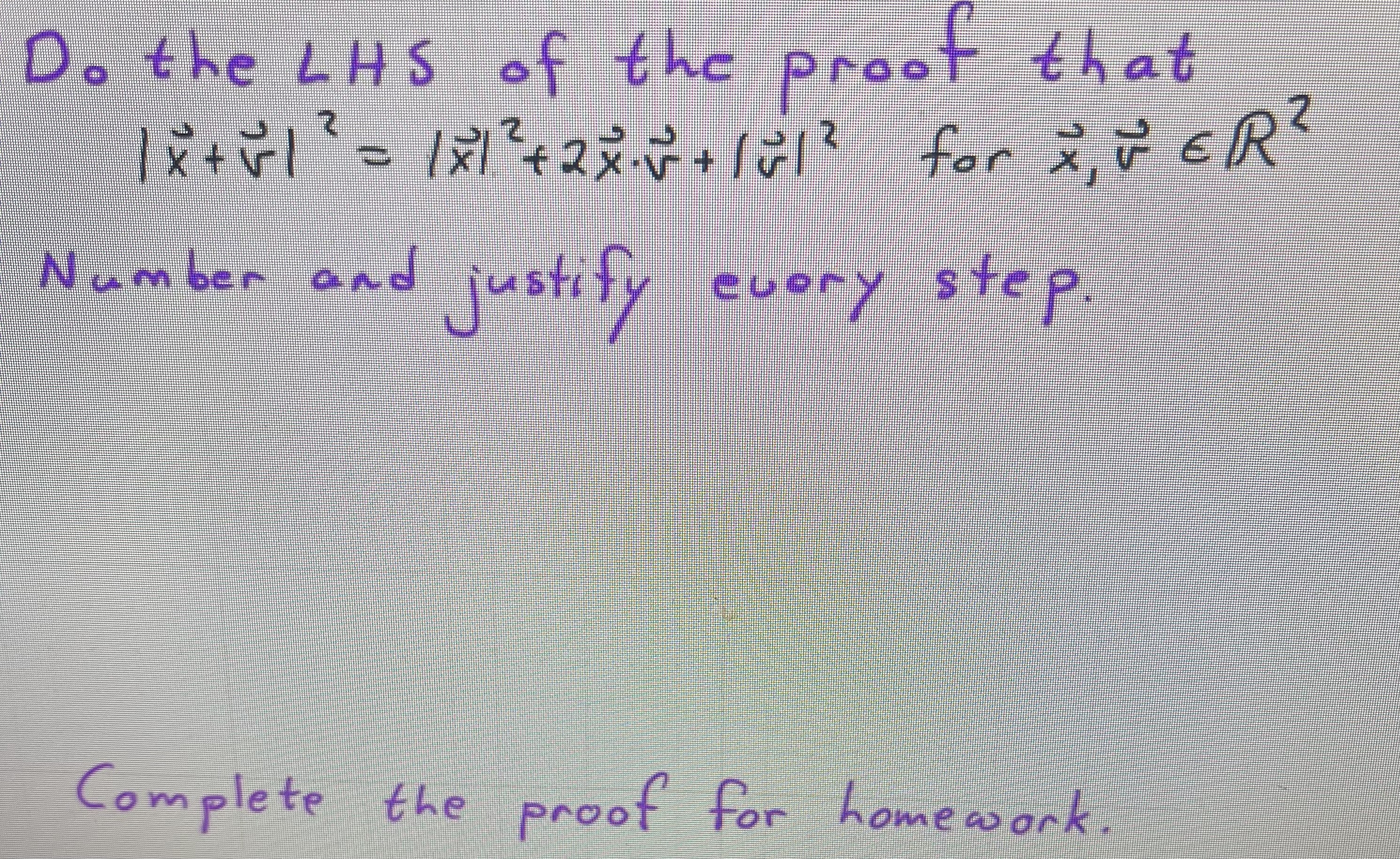 D. the LHS of the proof that 1 X + 5 1 = 181 + 2