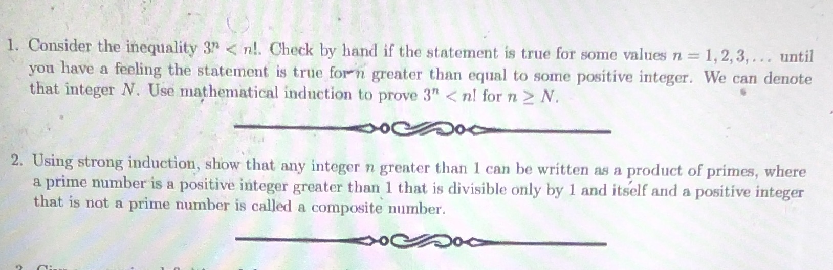 Please help with 1 and 2 1. Consider the