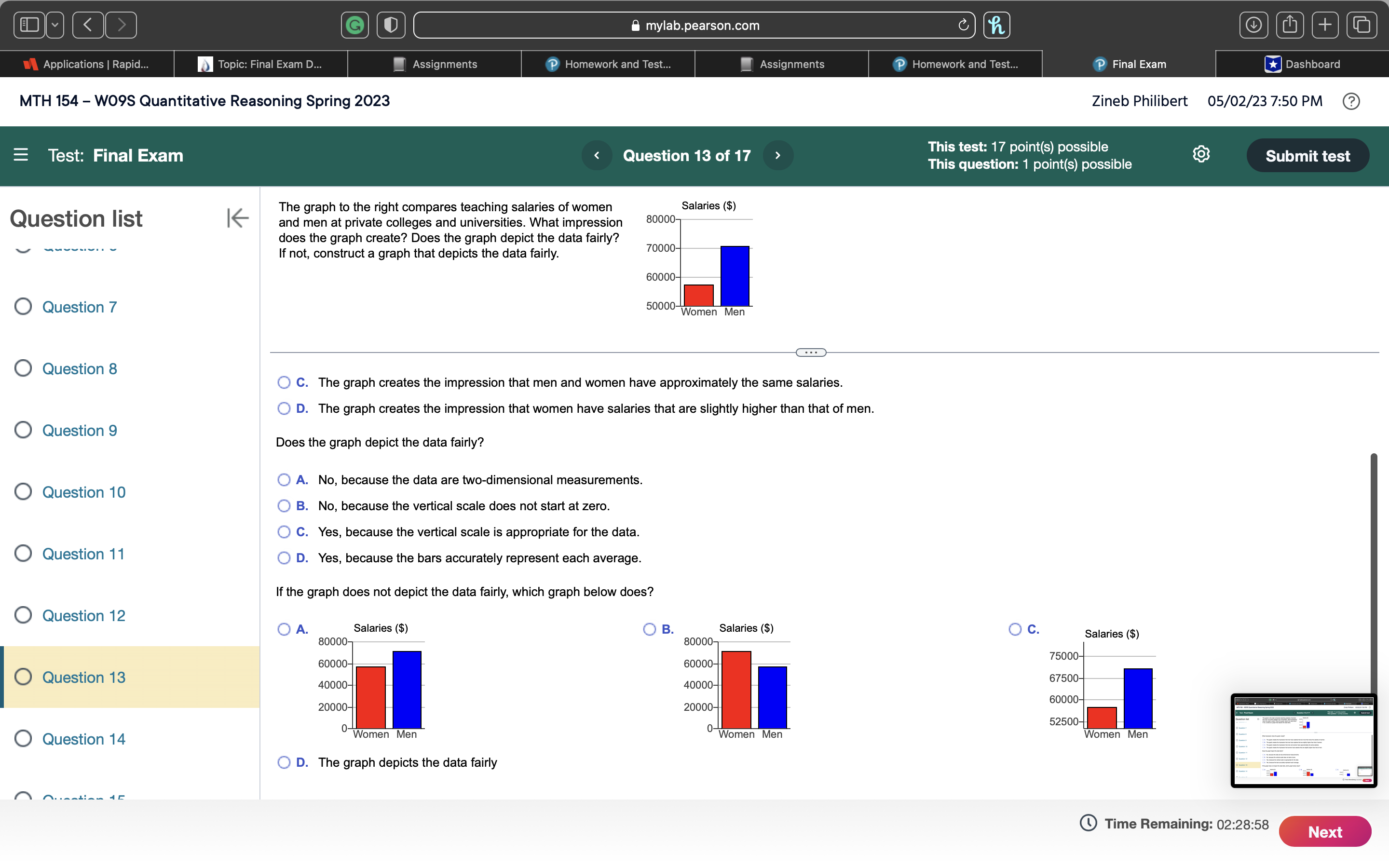 G mylab.pearson.com C h + Applications | Rapid..
