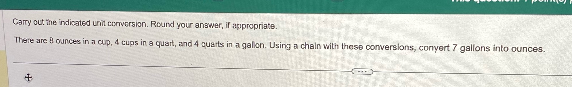 Carry out the indicated unit conversion. Round