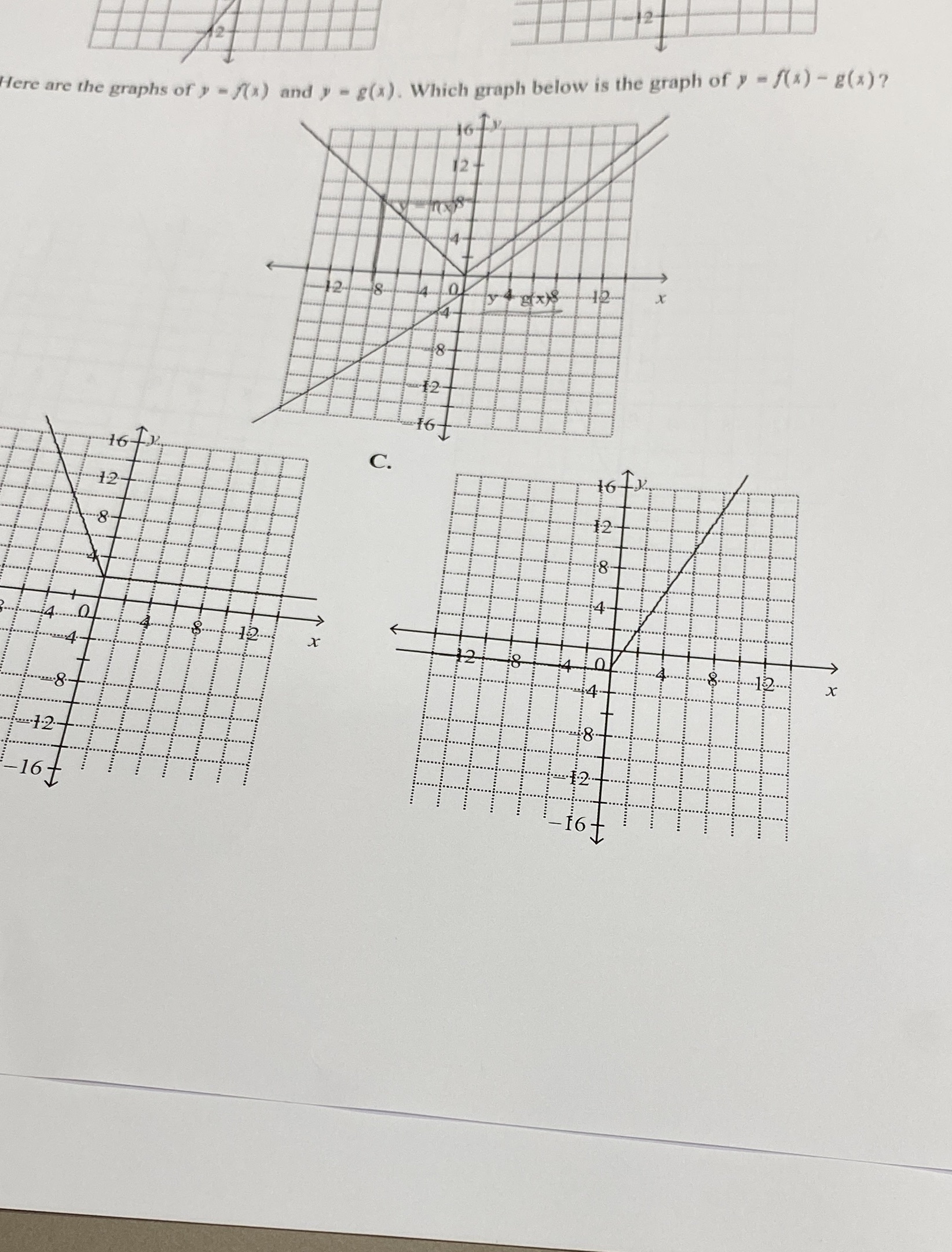 Here are the graphs of  style=
