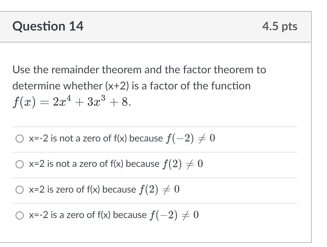 Question 22 5 pts Use Descartes Rule of Signs to