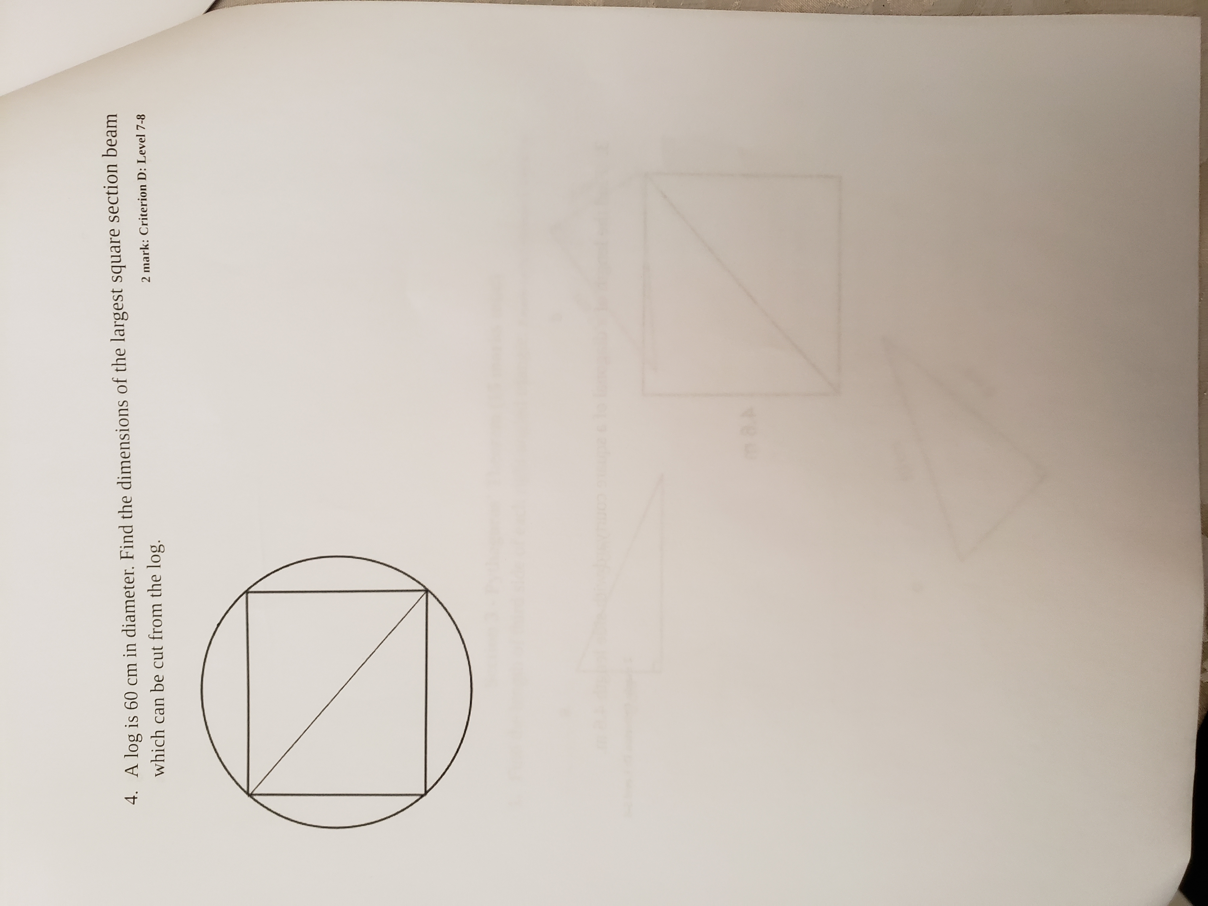 PART 1 (Calculators not allowed) Section 1 -