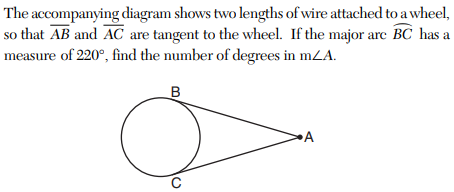 \fThe accompanying diagram shows two lengths of