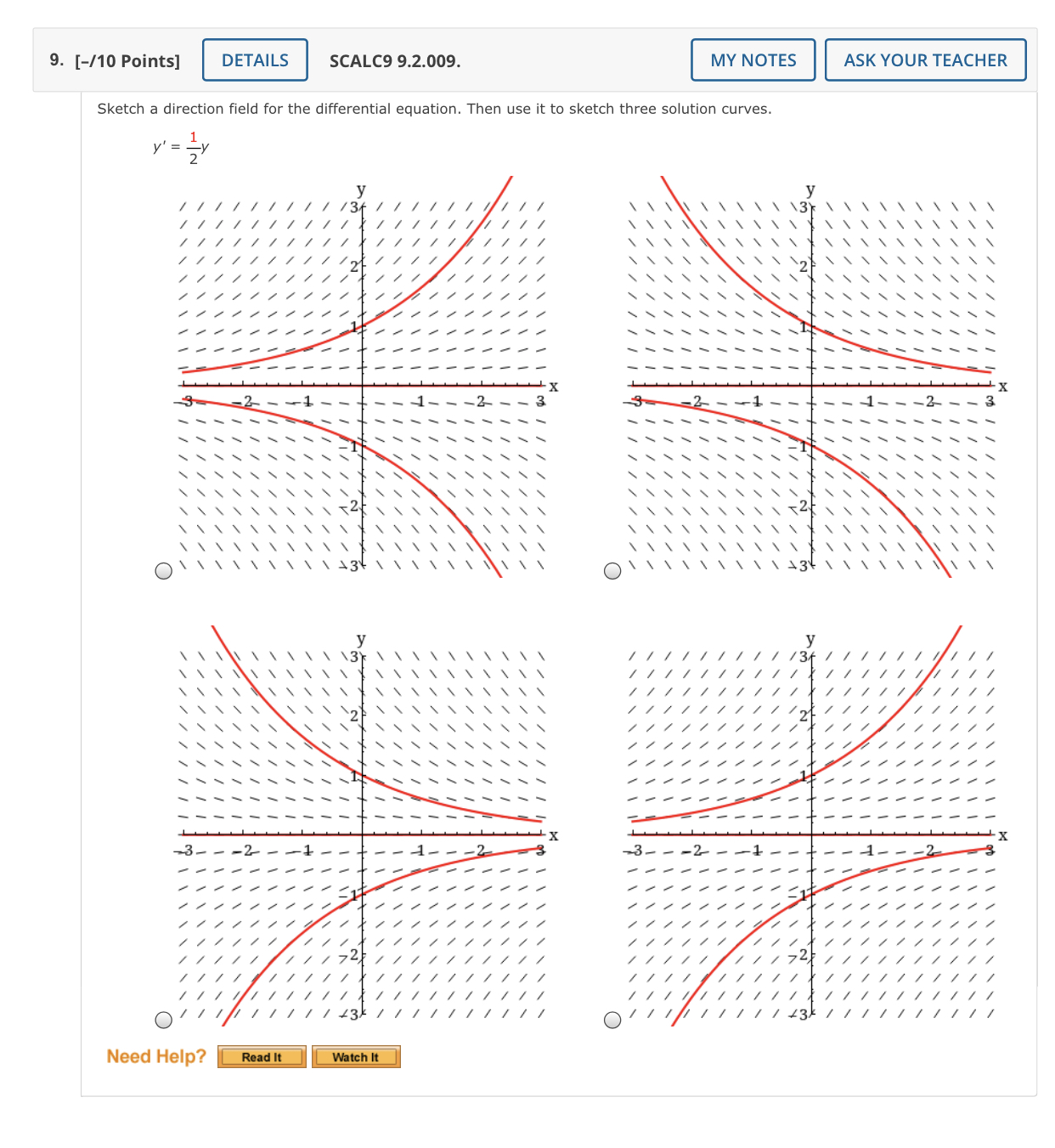9. [-/10 Points] DETAILS SCALC9 9.2.009. MY NOTES