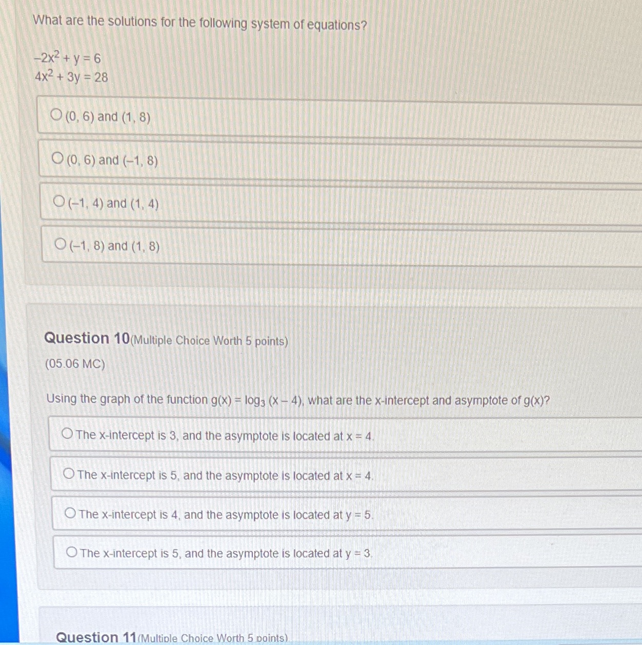 Anyone know these? What are the solutions for the