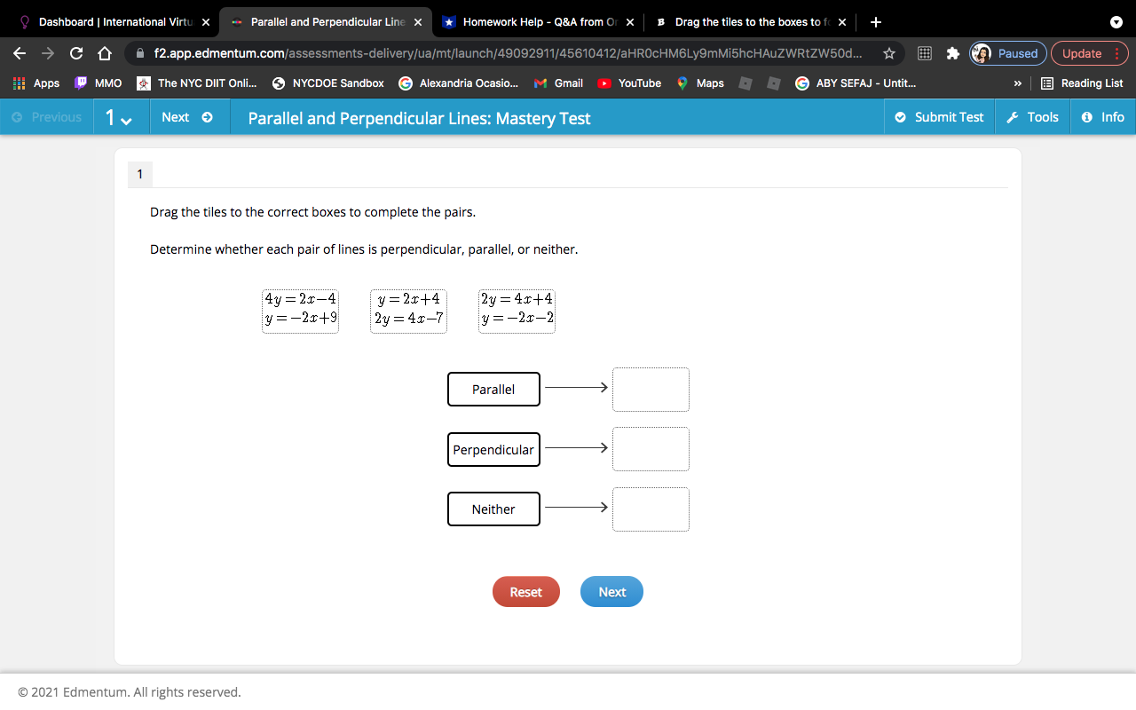 Dashboard | International Virtu x Parallel and