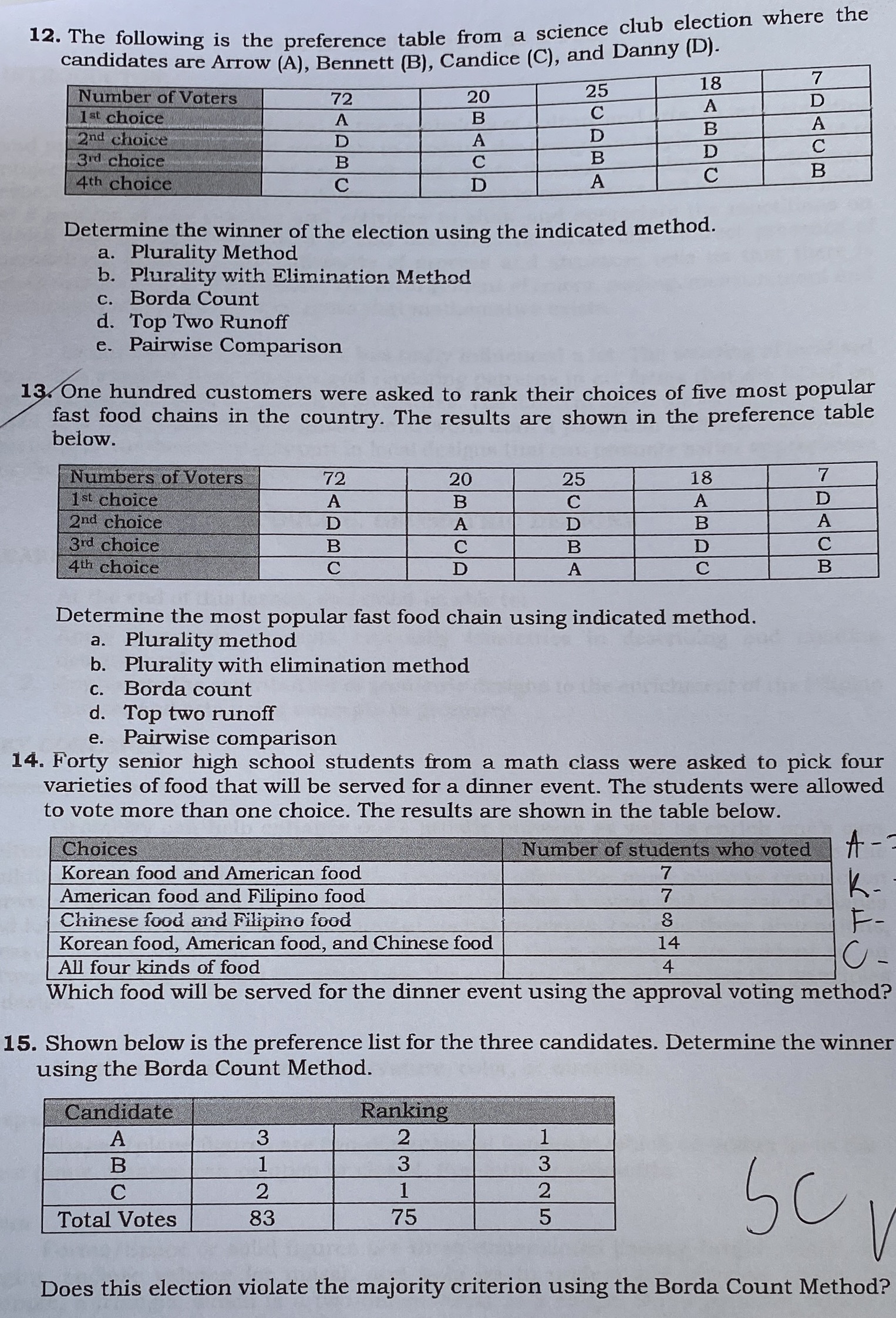 Page 13. Kindly write the answer and solution on