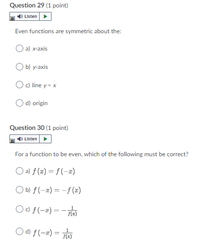 leave answers below Question 29 {1 point} mu Even